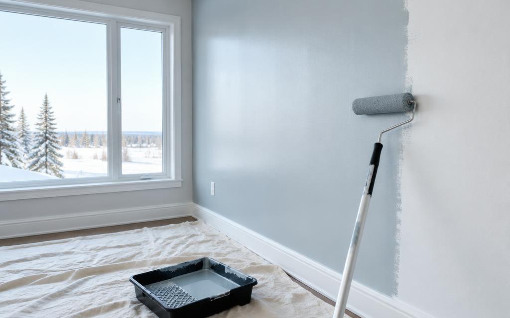 Illustrative example of painting & finishing work